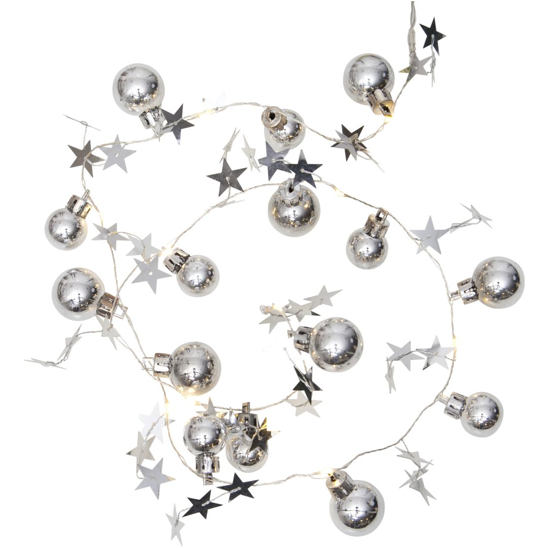 Ljusslinga X-mas Silver Star Trading