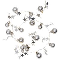 Ljusslinga X-mas Silver Star Trading