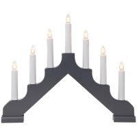 Ljusstake Ada Grå Star Trading