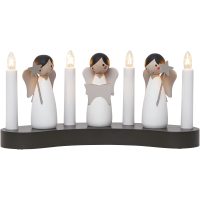 Ljusstake Angel choir Vit Star Trading