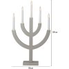 Ljusstake Anno Beige Star Trading – miniatyr 6