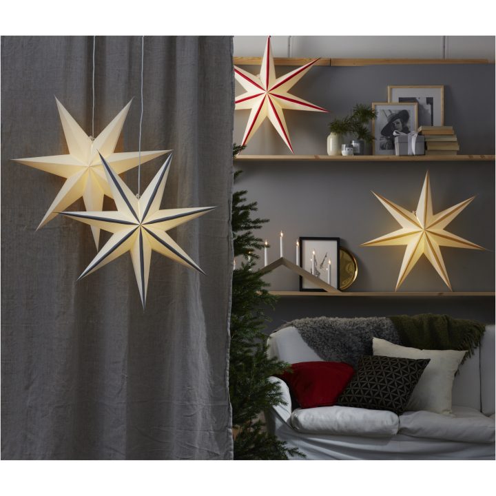 Ljusstake Arrow Beige Star Trading 36 cm – bild 12
