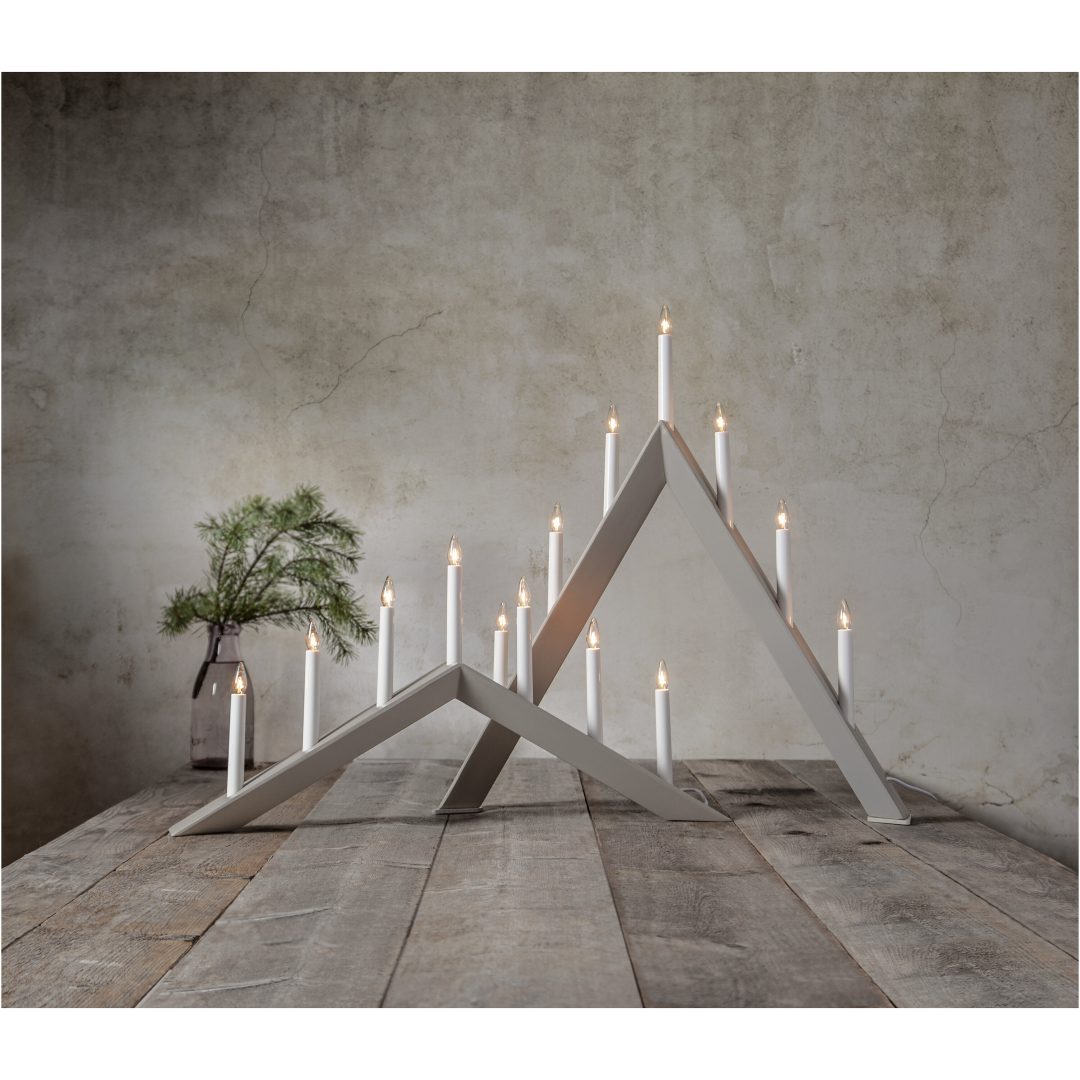 Ljusstake Arrow Beige Star Trading 36 cm – bild 11