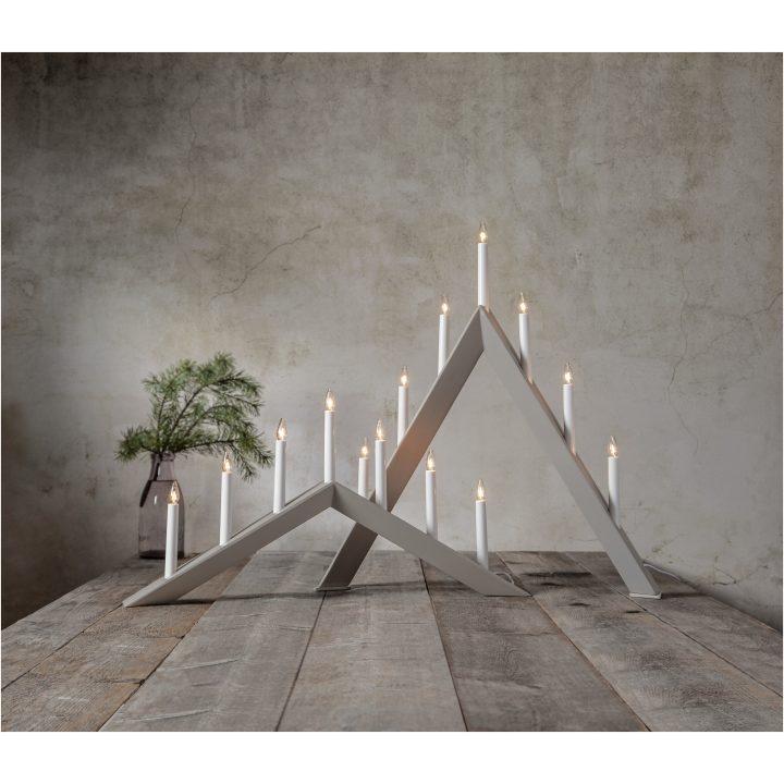 Ljusstake Arrow Beige Star Trading 36 cm – bild 11
