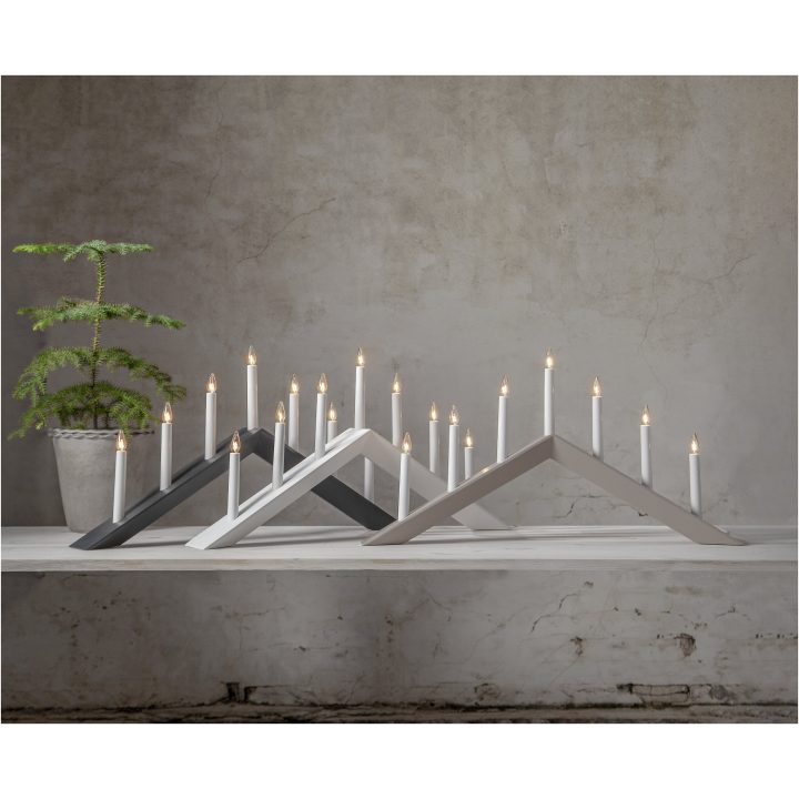 Ljusstake Arrow Beige Star Trading 36 cm – bild 15