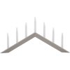 Ljusstake Arrow Beige Star Trading 36 cm – miniatyr 9