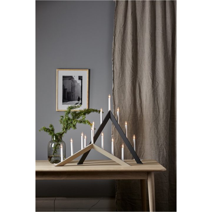 Ljusstake Arrow Beige Star Trading 36 cm – bild 6