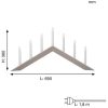 Ljusstake Arrow Beige Star Trading 36 cm – miniatyr 3