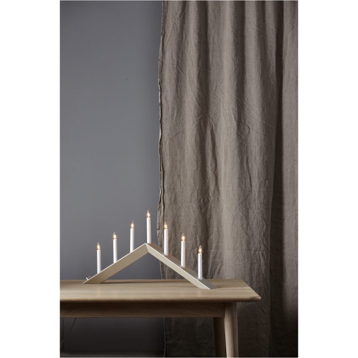 Ljusstake Arrow Beige Star Trading 36 cm – bild 3