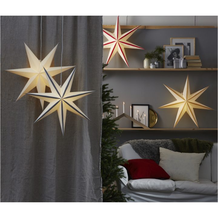 Ljusstake Arrow Beige Star Trading 36 cm – bild 2