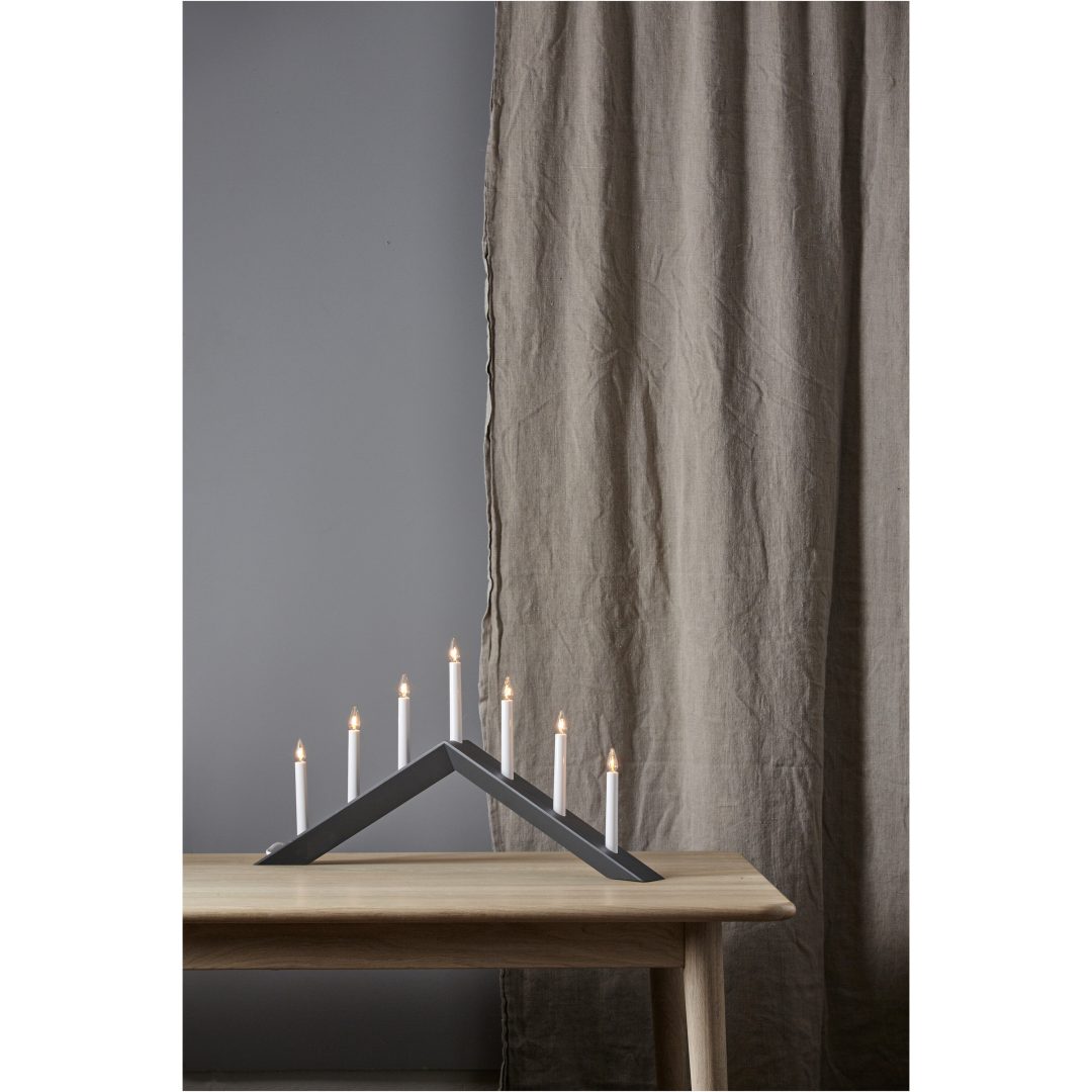 Ljusstake Arrow Grafit Star Trading 36,00 cm hög – bild 8