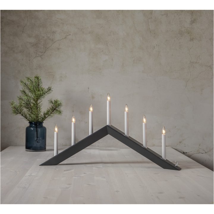 Ljusstake Arrow Grafit Star Trading 36,00 cm hög – bild 11