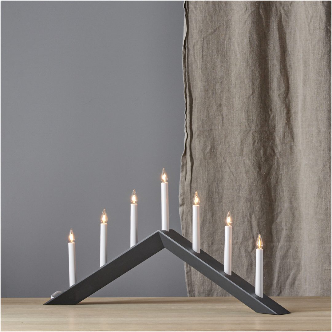 Ljusstake Arrow Grafit Star Trading 36,00 cm hög – bild 7