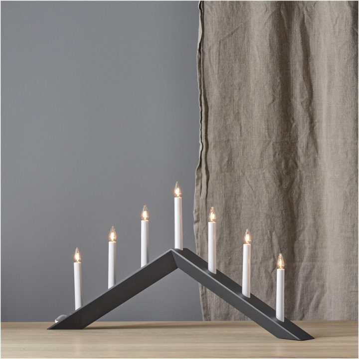 Ljusstake Arrow Grafit Star Trading 36,00 cm hög – bild 7