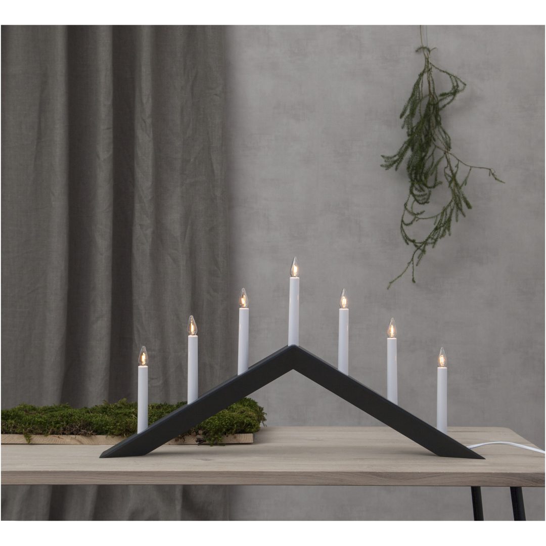 Ljusstake Arrow Grafit Star Trading 36,00 cm hög – bild 5