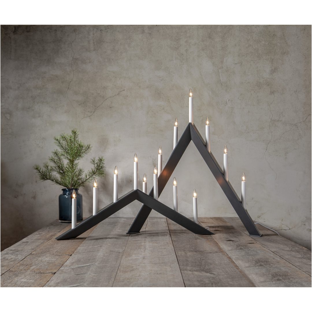 Ljusstake Arrow Grafit Star Trading 36,00 cm hög – bild 9