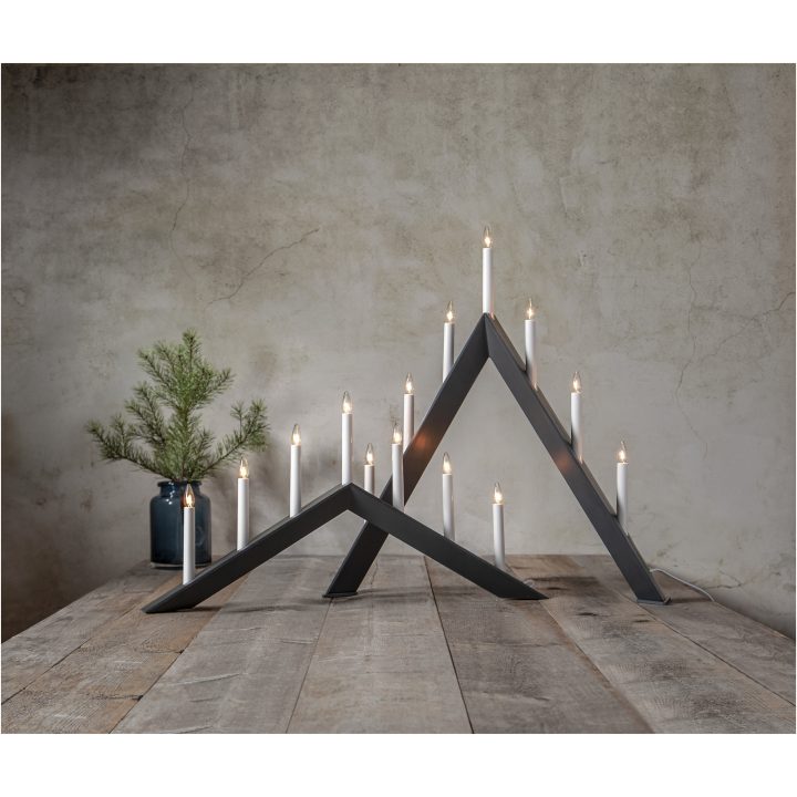 Ljusstake Arrow Grafit Star Trading 36,00 cm hög – bild 9