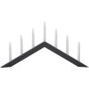 Ljusstake Arrow Grafit Star Trading 36,00 cm hög – miniatyr 1