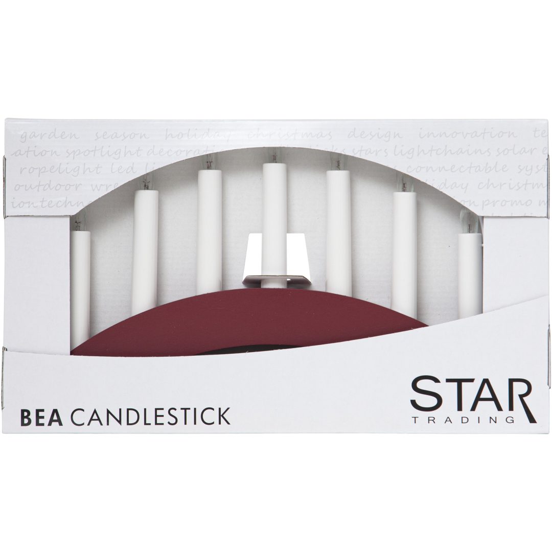 Ljusstake Bea Röd Star Trading – bild 4