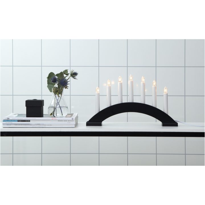 Ljusstake Bea Svart Star Trading – bild 5