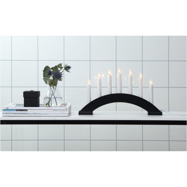 Ljusstake Bea Svart Star Trading – bild 5