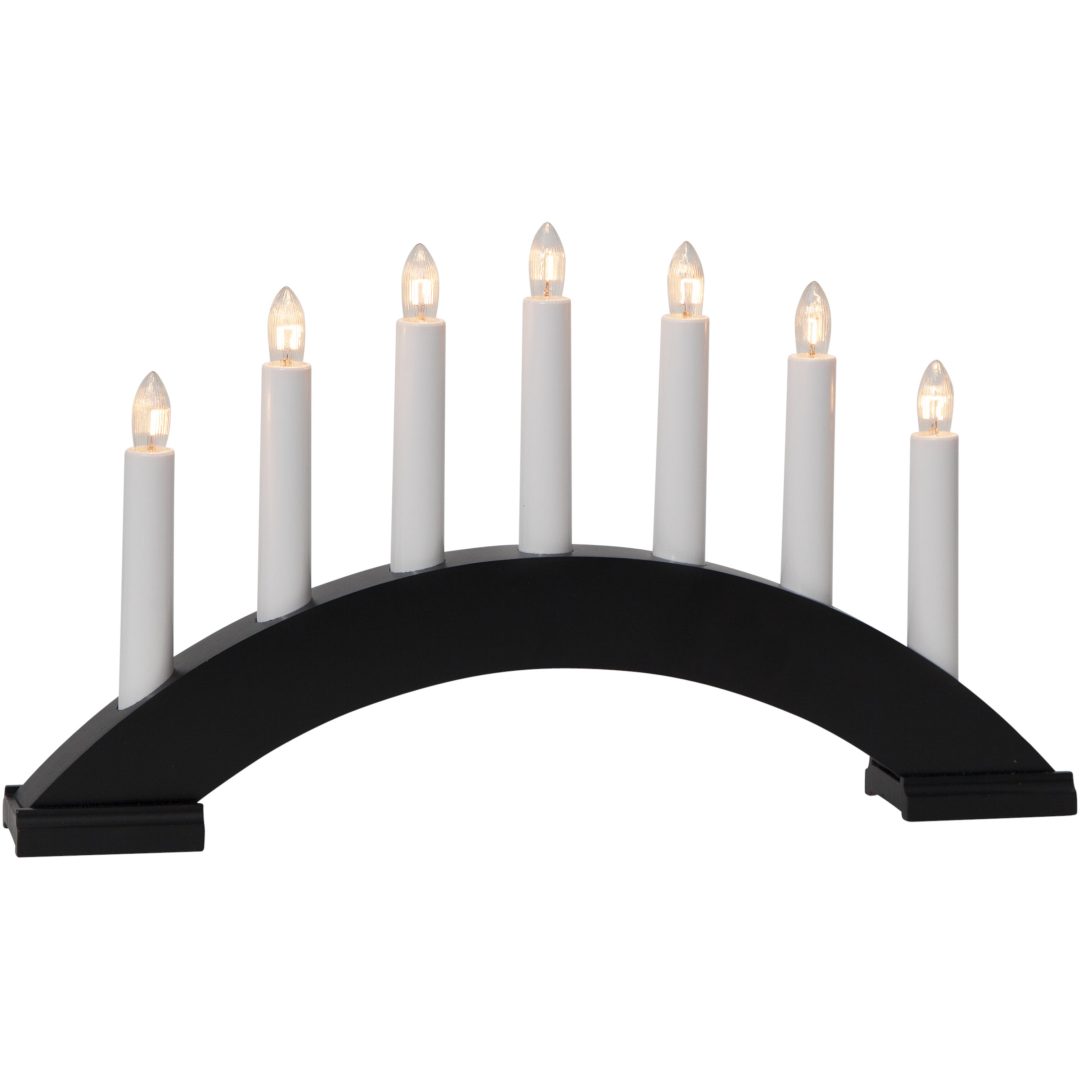 Ljusstake Bea Svart Star Trading – bild 4