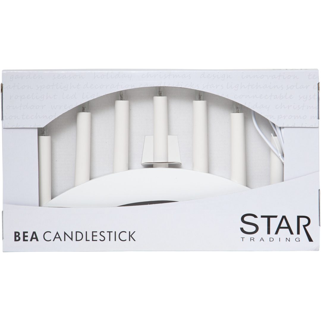 Ljusstake Bea Vit Star Trading – bild 13
