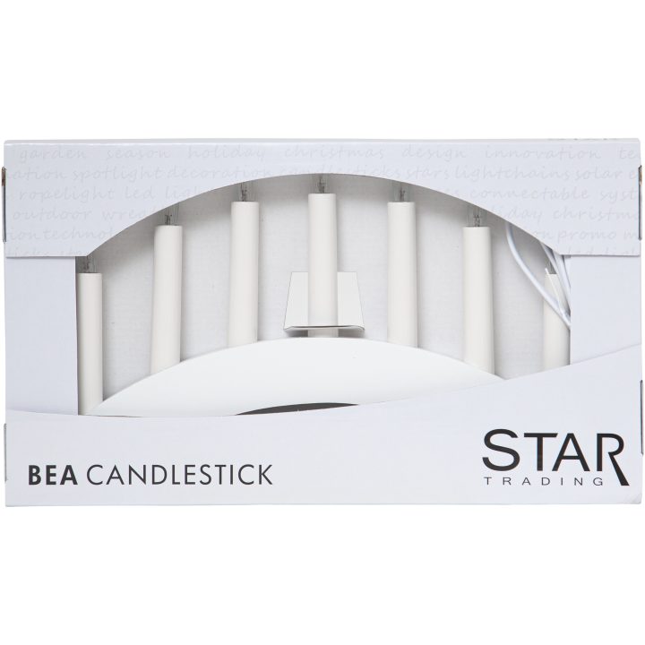 Ljusstake Bea Vit Star Trading – bild 13