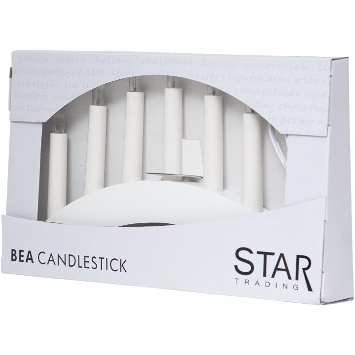 Ljusstake Bea Vit Star Trading – bild 12