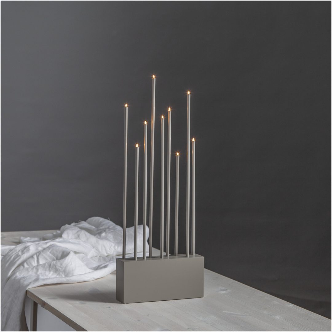 Ljusstake Buzz Beige Star Trading – bild 9