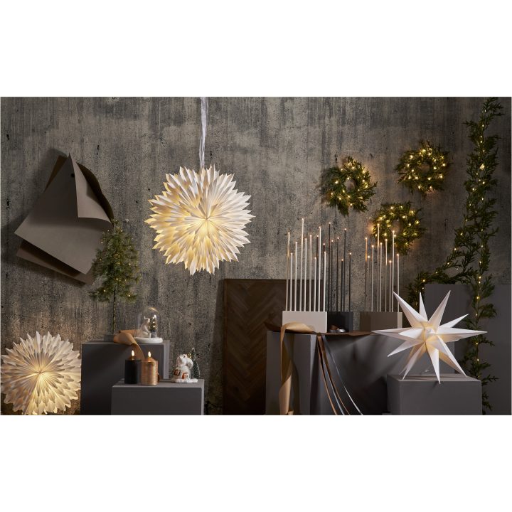 Ljusstake Buzz Beige Star Trading – bild 8