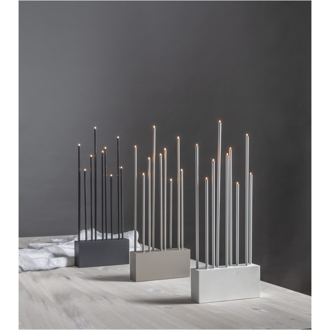 Ljusstake Buzz Beige Star Trading – bild 5