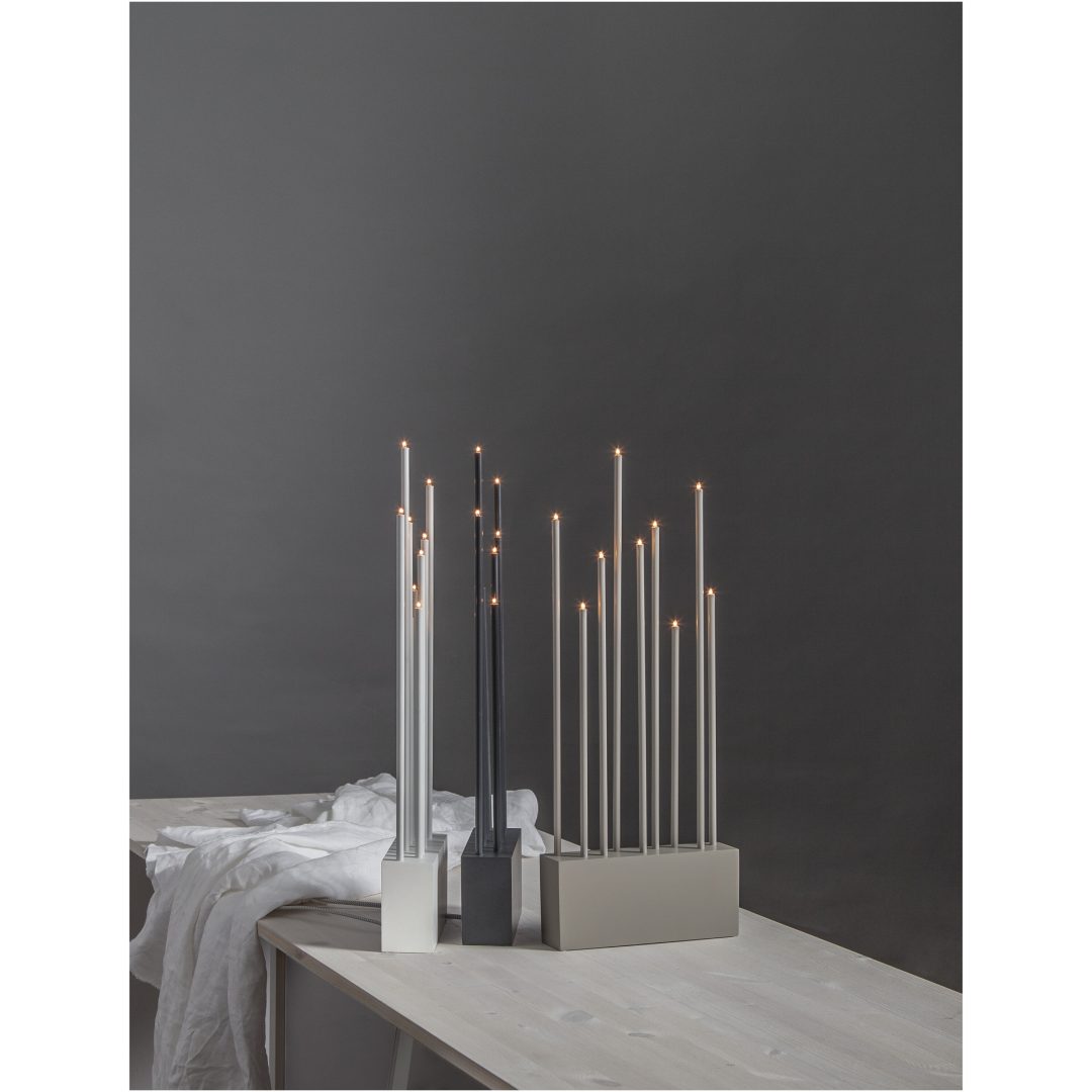 Ljusstake Buzz Beige Star Trading – bild 4