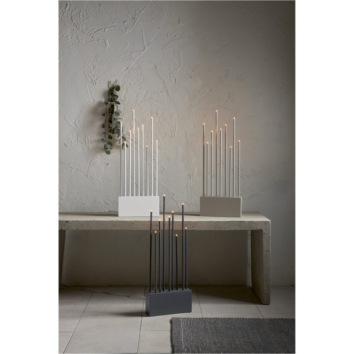 Ljusstake Buzz Beige Star Trading – bild 3