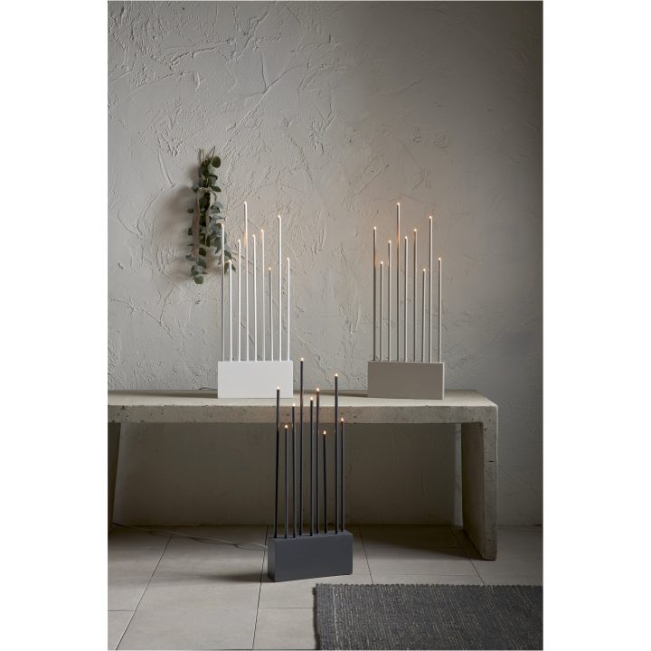 Ljusstake Buzz Beige Star Trading – bild 2