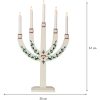 Ljusstake Elias Tradition Vit Star Trading – miniatyr 6