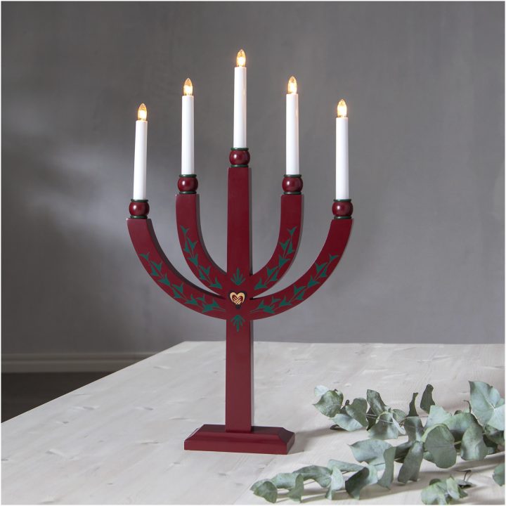 Ljusstake Elias Tradition VIT Star Trading – bild 7