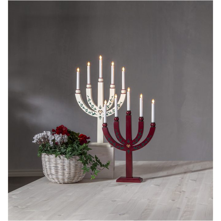 Ljusstake Elias Tradition VIT Star Trading – bild 6