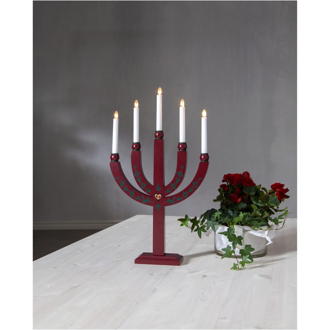 Ljusstake Elias Tradition VIT Star Trading – bild 5