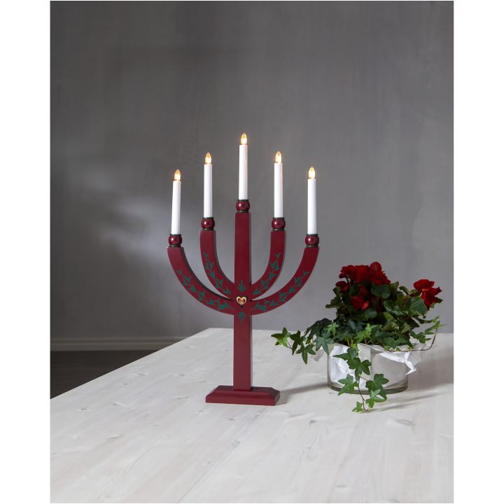 Ljusstake Elias Tradition VIT Star Trading – bild 5