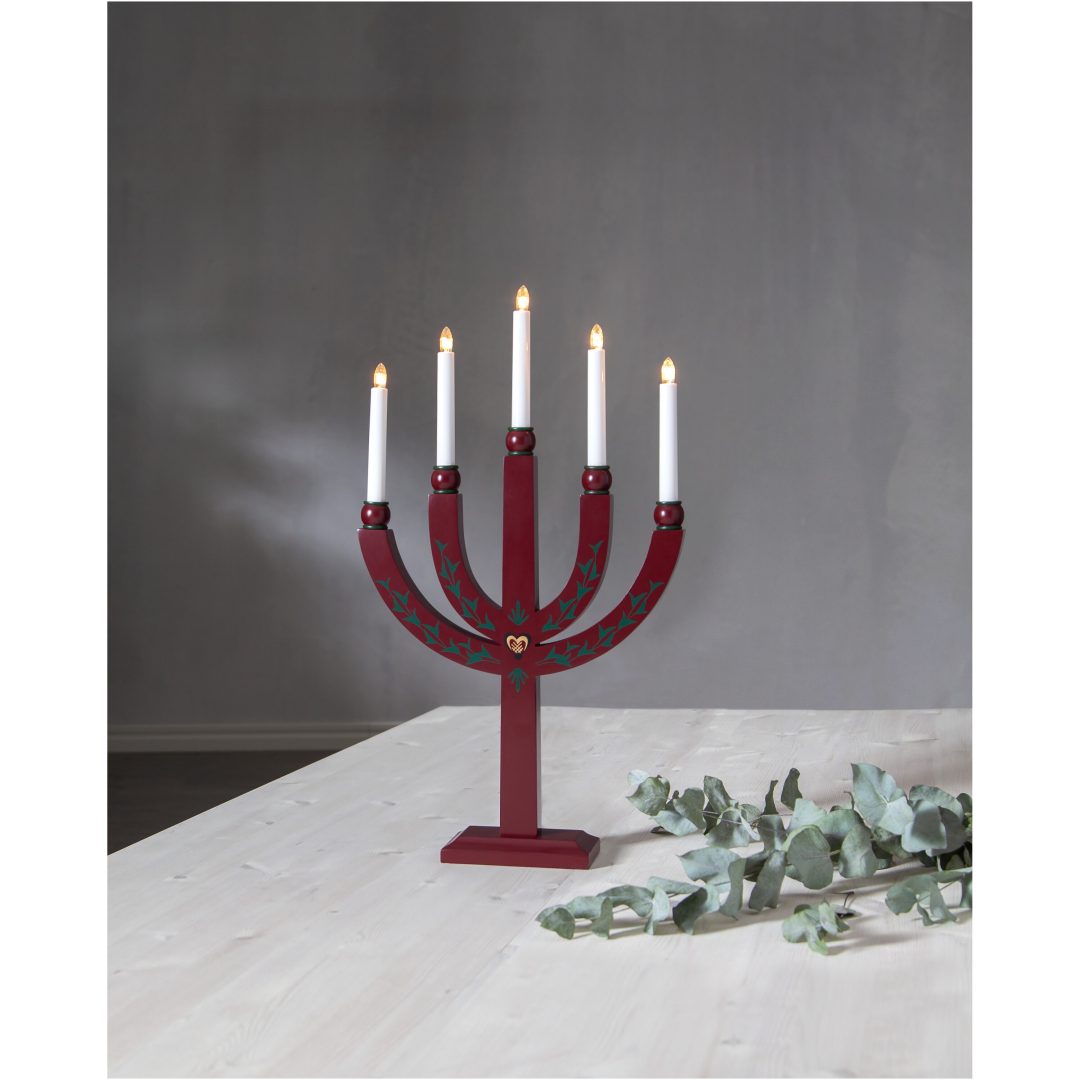 Ljusstake Elias Tradition VIT Star Trading – bild 4