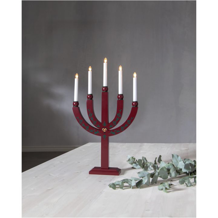 Ljusstake Elias Tradition VIT Star Trading – bild 4