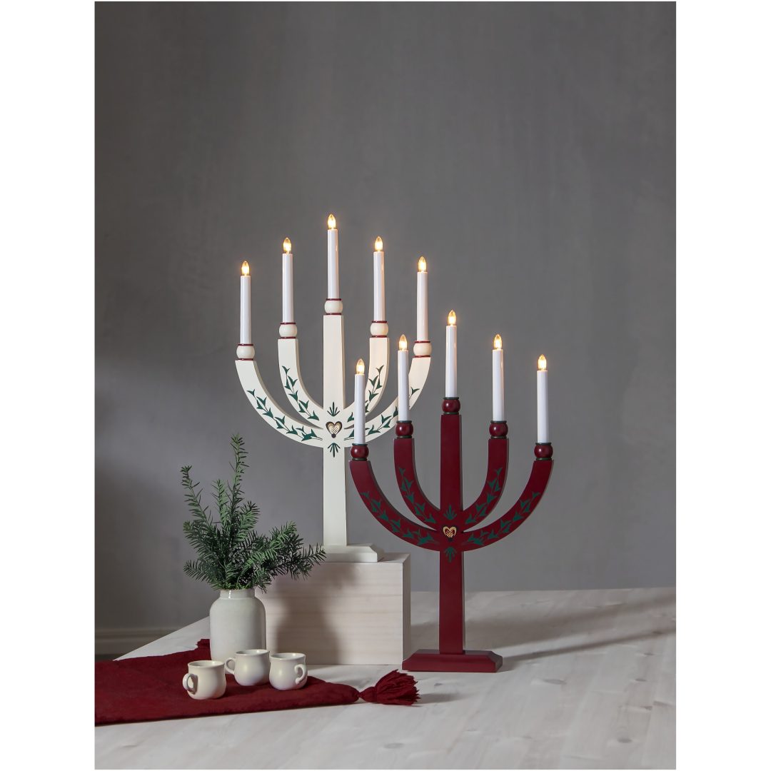 Ljusstake Elias Tradition VIT Star Trading – bild 2