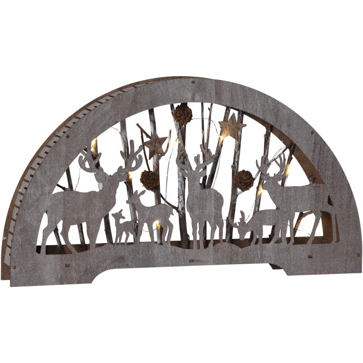 Ljusstake Fauna Brun Star Trading – bild 5