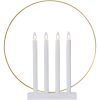 Ljusstake Glory Vit Star Trading – miniatyr 1