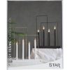 Ljusstake Glossy Frame Vit Star Trading – miniatyr 7