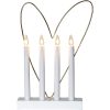 Ljusstake Glossy Heart Vit Star Trading – miniatyr 7