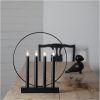 Ljusstake Glossy Svart Star Trading – miniatyr 10