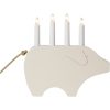 Ljusstake Gry Vit Star Trading – miniatyr 1