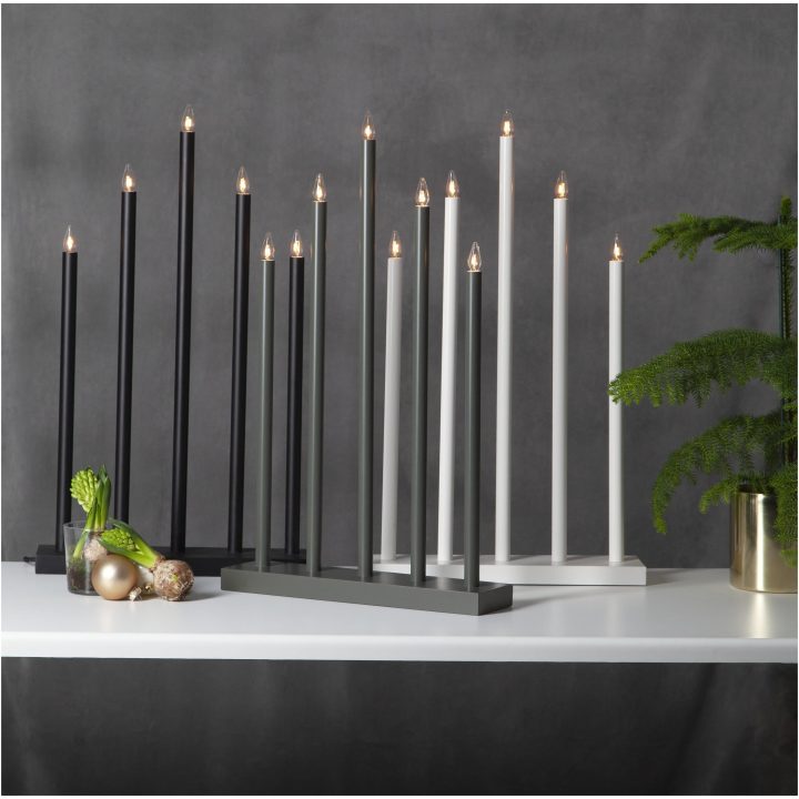 Ljusstake Holy Svart Star Trading – bild 4